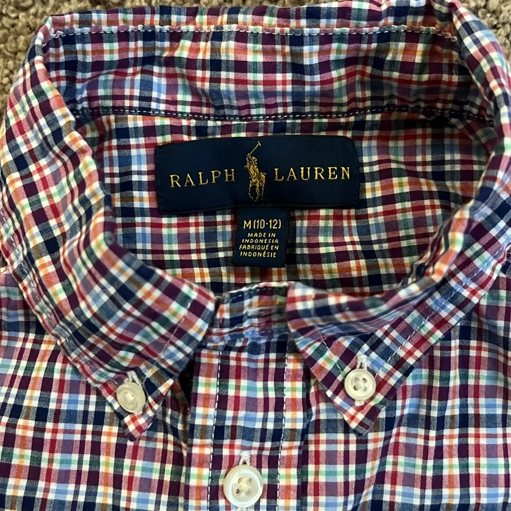 Ralph Lauren plaid ralph